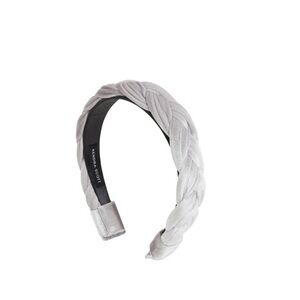 NEW Kendra Scott Grey Velvet Braided Headband‎